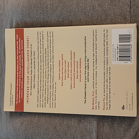 The Einstein Factor nook paperback by Win Wenger & Richard Poe - Picture 4 of 6